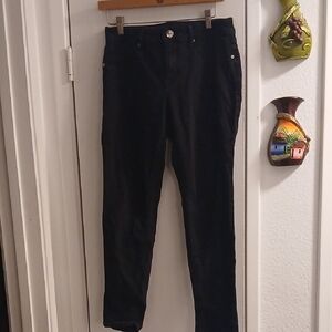 AG Denim Black Skinny Jeans Women's Stretch Size 10